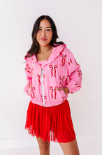Load image into Gallery viewer, Pink Park Bows | ADULT Cropped Hoodie