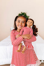 Load image into Gallery viewer, Red Stripes | DOLL DRESS