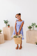 Load image into Gallery viewer, Ocean | Ruffle Strappy Twirl Dress