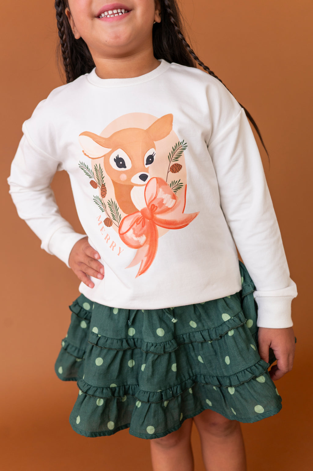 Darling Deer | Side Split Sweatshirt