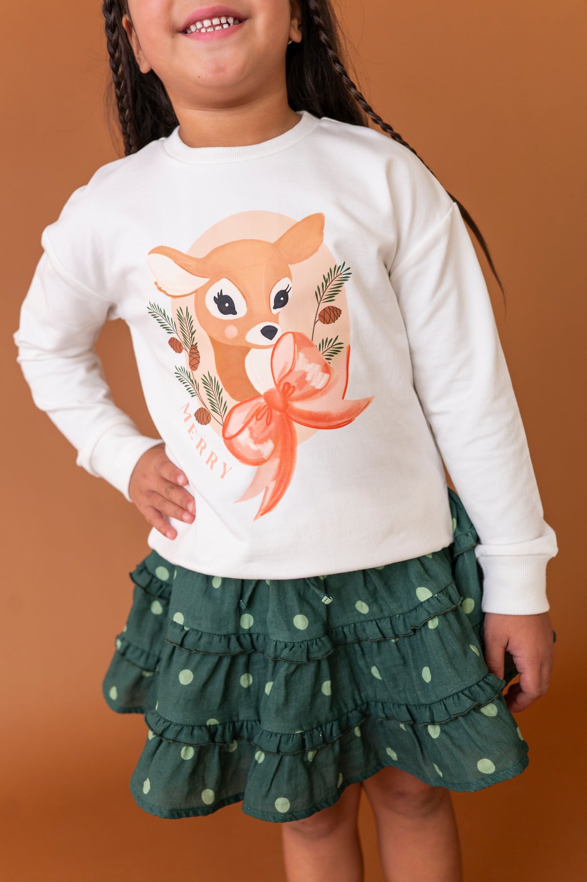 Darling Deer | Side Split Sweatshirt