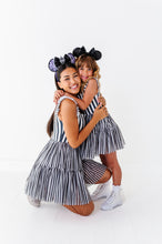 Load image into Gallery viewer, Midnight Stripe | KIDS Ruffle Mesh Dress