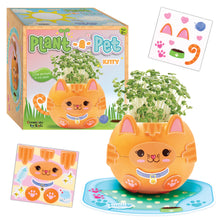 Load image into Gallery viewer, Plant and Decorate a Pet Mini Grow Craft Kit for Kids: Bunny