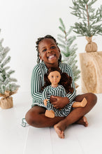 Load image into Gallery viewer, Green Stripes | DOLL DRESS