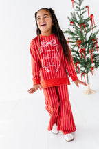 Peppermint Stripes | Wide Leg Pants