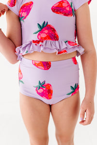 Strawberries: Cap Sleeve TWO-PIECE