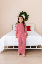 Load image into Gallery viewer, Red Stripes | GIRLS WIDE-LEG SET