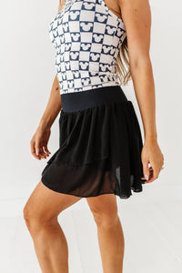 Black Criss Cross | ADULT SKORT