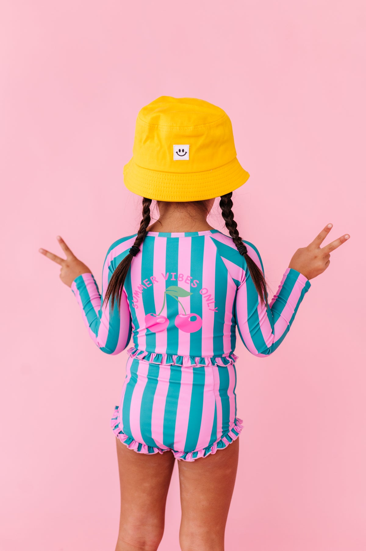 Cabanna Stripes | 1/4th ZIP RASHGUARD 2-PIECE