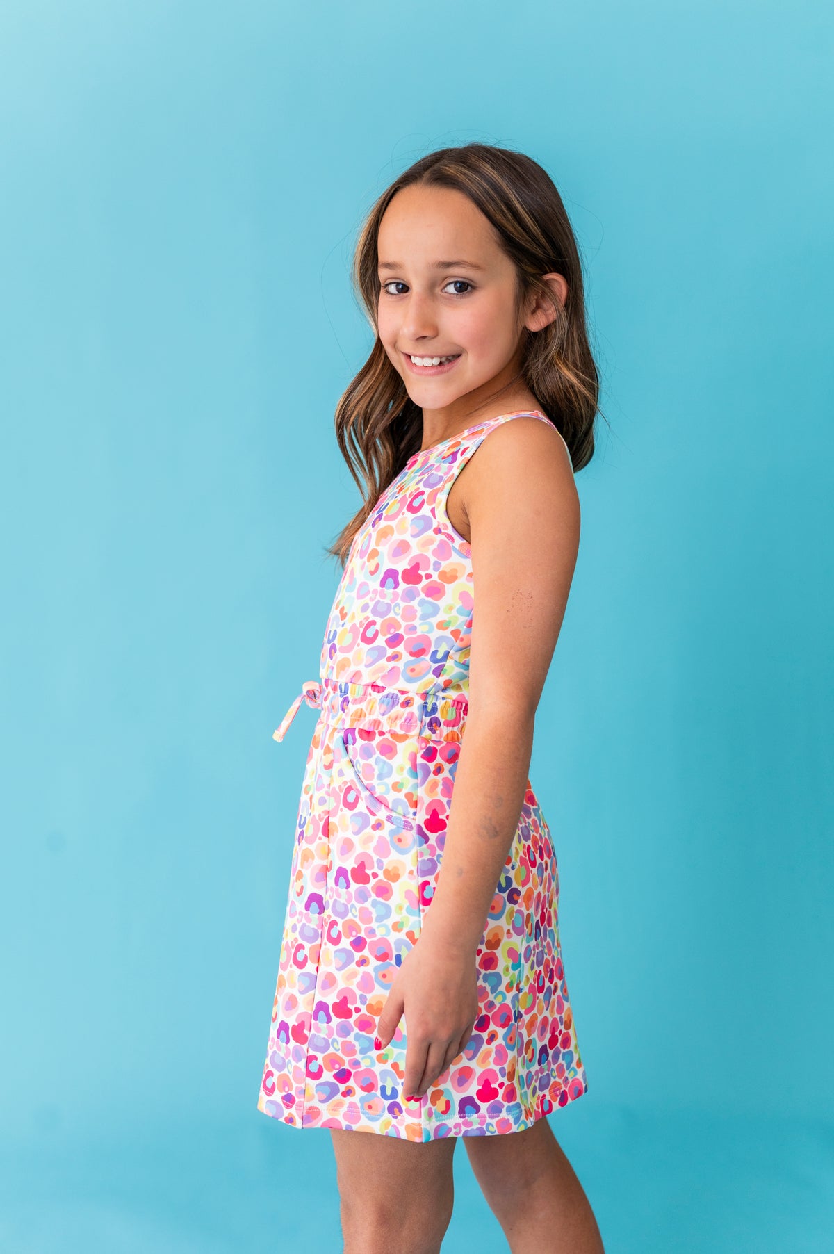 Sugarwave Leopard | Tennis Dress (with shorts!)