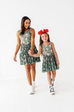 Load image into Gallery viewer, Mickey's Evergreen Check | KIDS Mesh Dress
