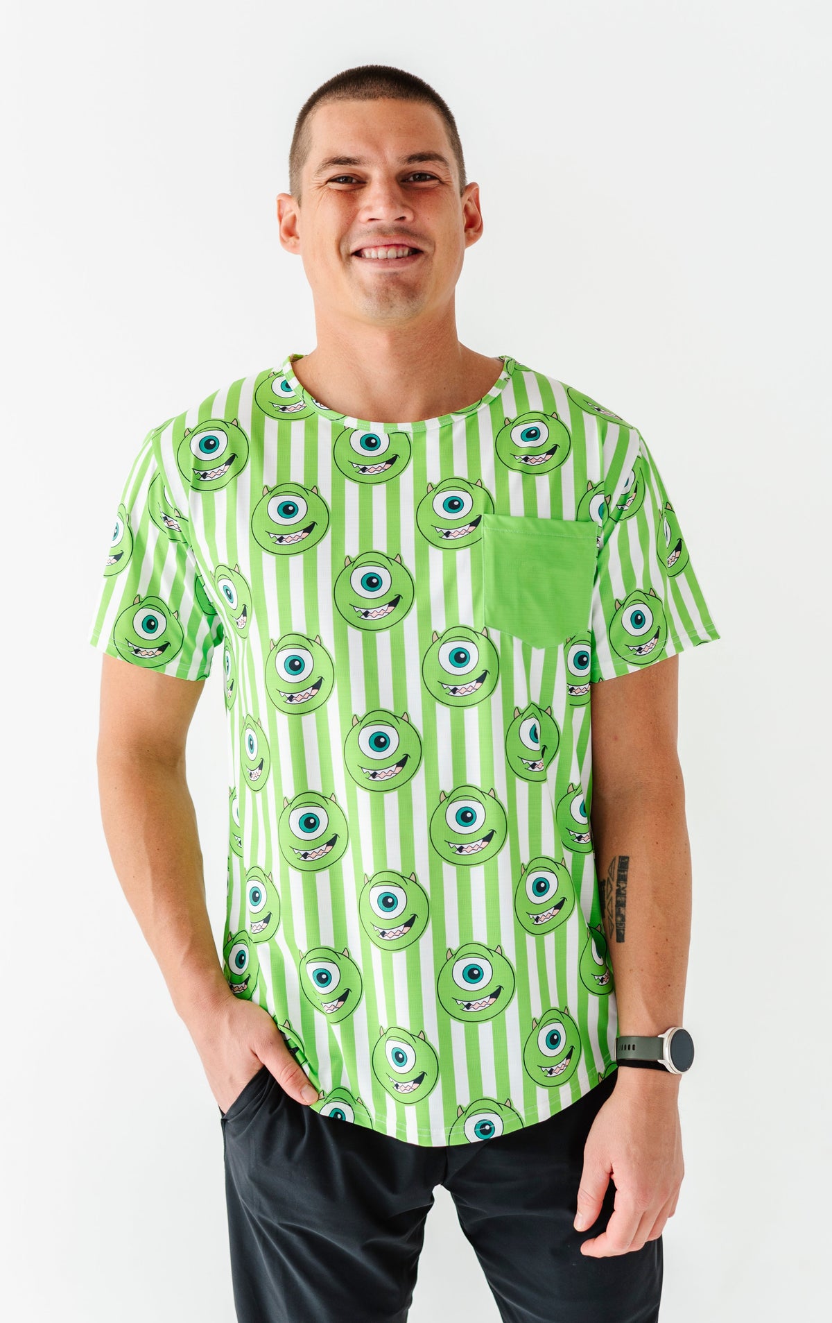 MONSTER MIKE Stripe (ADULT) | Athletic TEE
