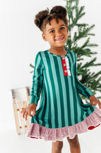 Load image into Gallery viewer, Evergreen Stripes | DRESS (with shorts!)