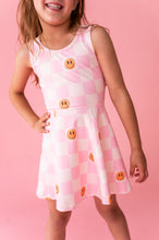 Load image into Gallery viewer, Happy Hopscotch | Twisty Back Active Dress (with shorts!)