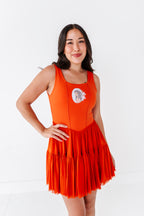 Moana (ADULT) | Burnt Orange Mesh DRESS
