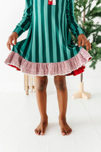 Load image into Gallery viewer, Evergreen Stripes | DRESS (with shorts!)