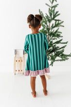 Load image into Gallery viewer, Evergreen Stripes | DRESS (with shorts!)