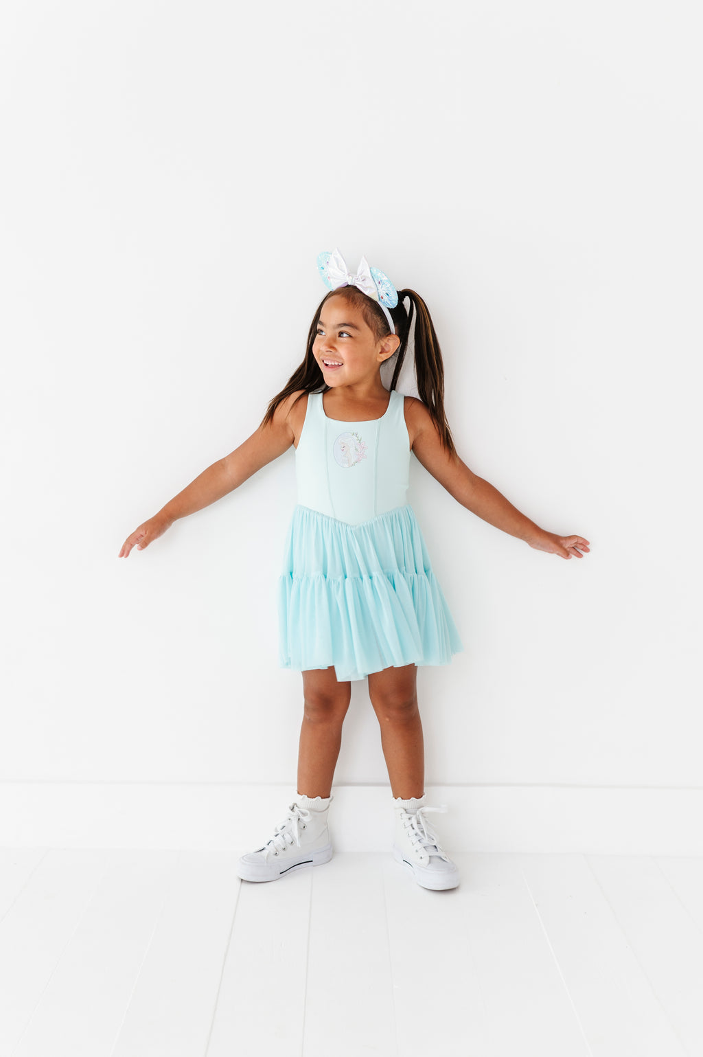 Elsa (KIDS) | Icy Blue Mesh DRESS