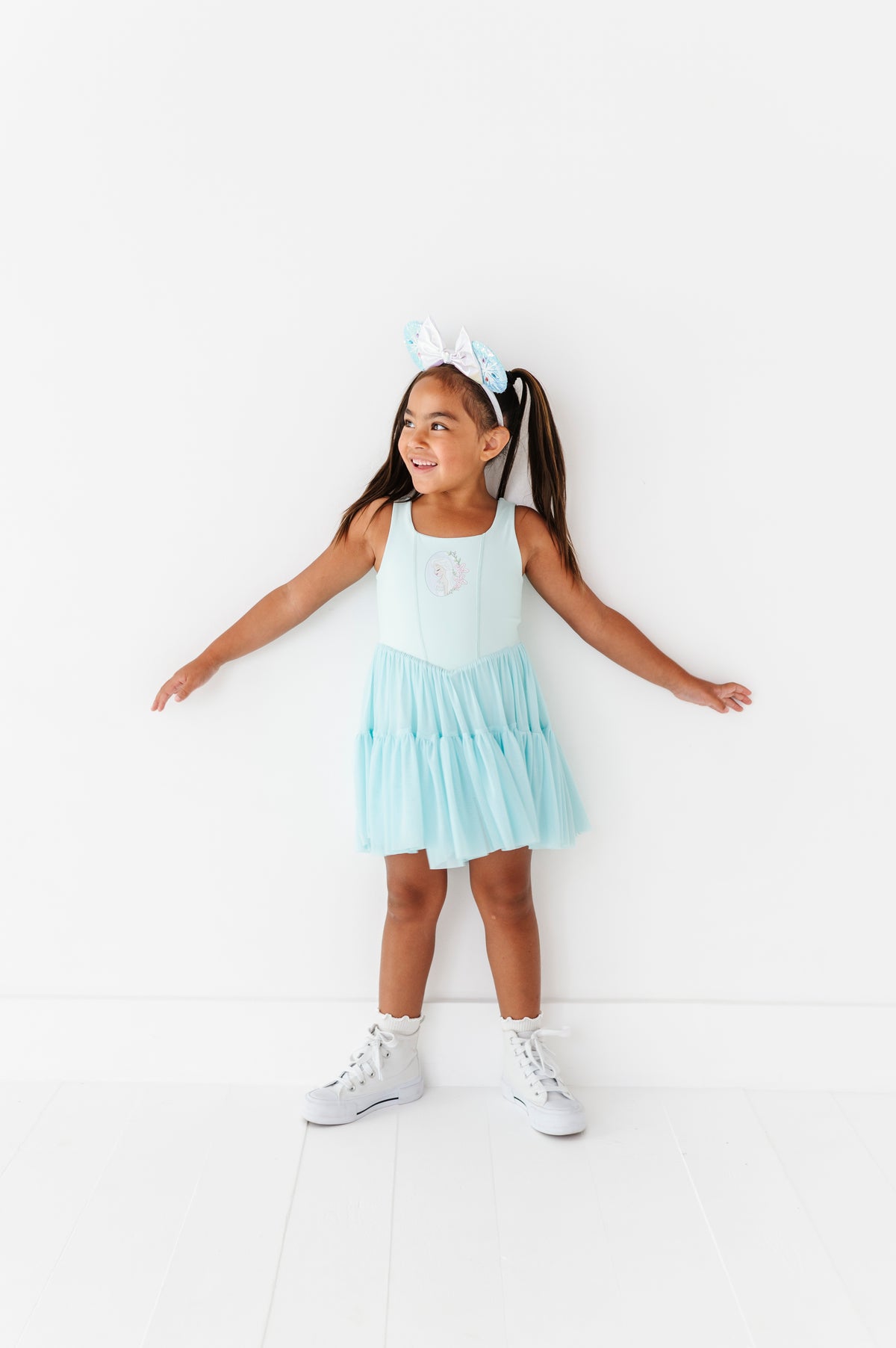 Elsa (KIDS) | Icy Blue Mesh DRESS
