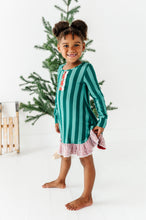 Load image into Gallery viewer, Evergreen Stripes | DRESS (with shorts!)