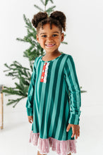 Load image into Gallery viewer, Evergreen Stripes | DRESS (with shorts!)