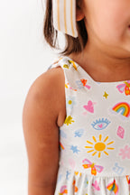 Girly Summer | Tie-Strap Twirl Dress
