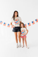 Load image into Gallery viewer, Floral USA | KIDS Cream Tee