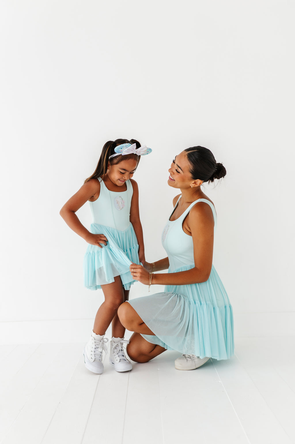 Elsa (ADULT) | Icy Blue Mesh DRESS