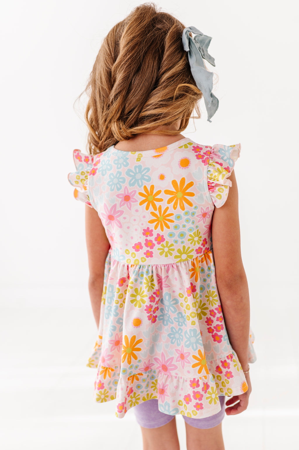 Summer Floral | Double Ruffle Peplum