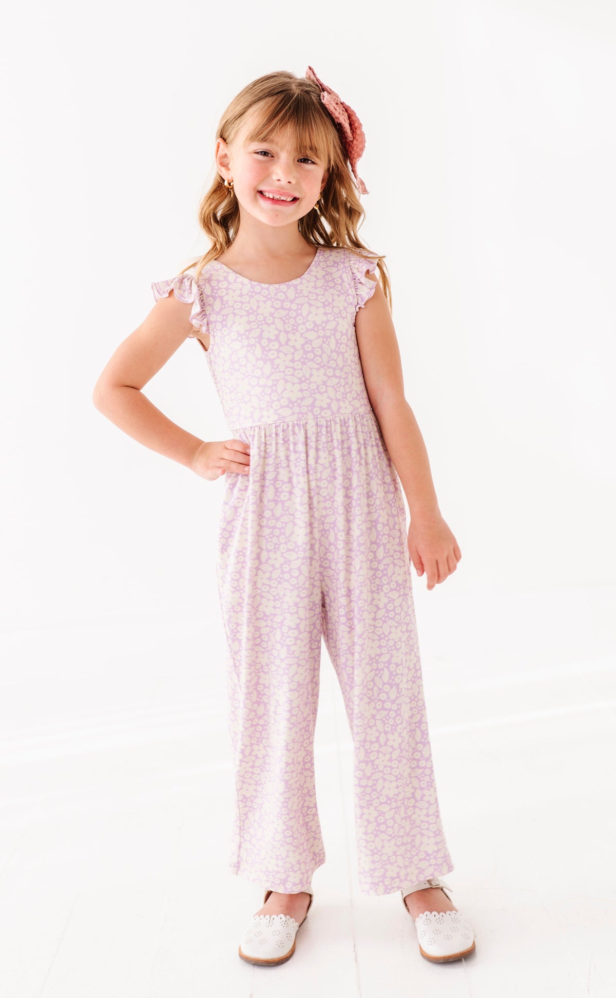 Iris FORAL | Cropped Pant Romper