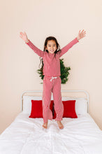 Load image into Gallery viewer, Red Stripes | GIRLS WIDE-LEG SET