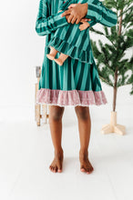Load image into Gallery viewer, Evergreen Stripes | DRESS (with shorts!)