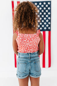 Denim Bow Shorts