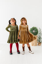 Load image into Gallery viewer, Carmel | Velvet Bow Back Dress