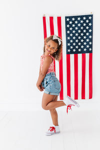 Denim Bow Shorts