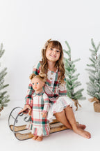 Holiday Plaid | 18" DOLL DRESS