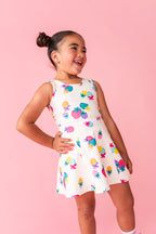 Sugar Berry | Twisty Back Active Dress (with shorts!)
