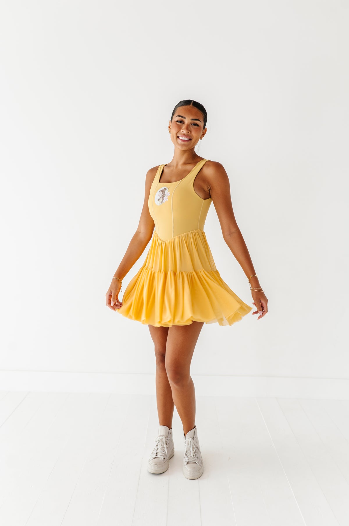Belle (ADULT) | Buttercrem Mesh DRESS