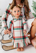 Holiday Plaid | 18" DOLL DRESS