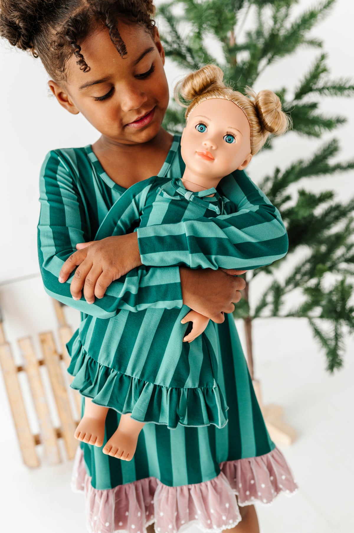 Evergreen Stripes | DRESS (with shorts!)