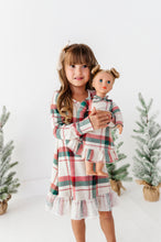 Load image into Gallery viewer, Holiday Plaid | 18" DOLL DRESS