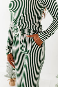 Green Stripes | Women’s PJ PANTS