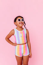Sherbert Stripes | BOY SHORTS 2-PIECE