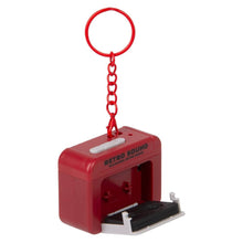 Load image into Gallery viewer, Cassette Tape Recorder Keychain
