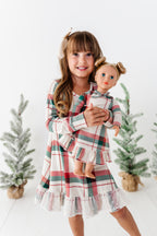 Holiday Plaid | 18" DOLL DRESS