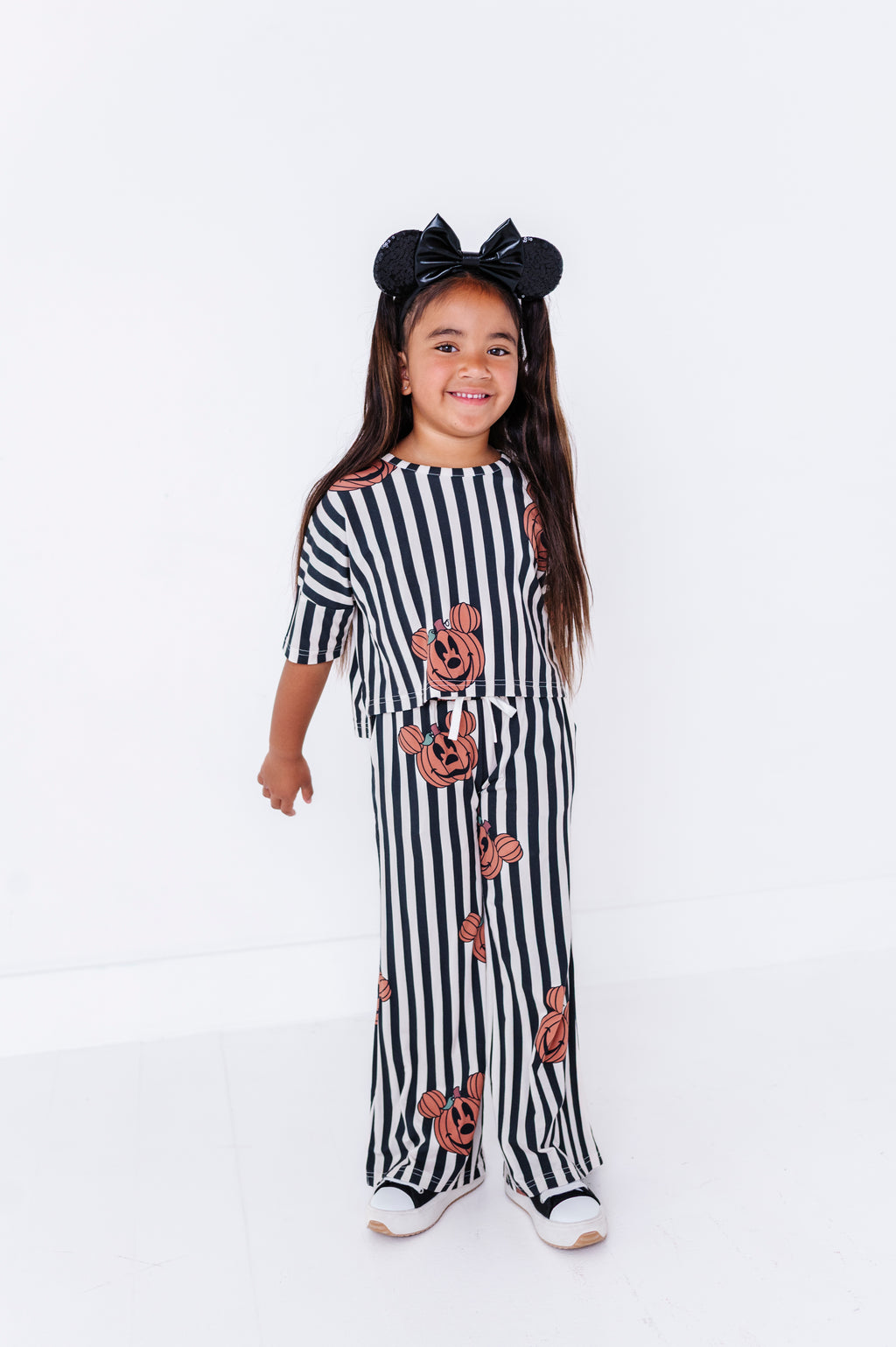 Striped Mickey Pumpkin | BAMBOO PANT SET