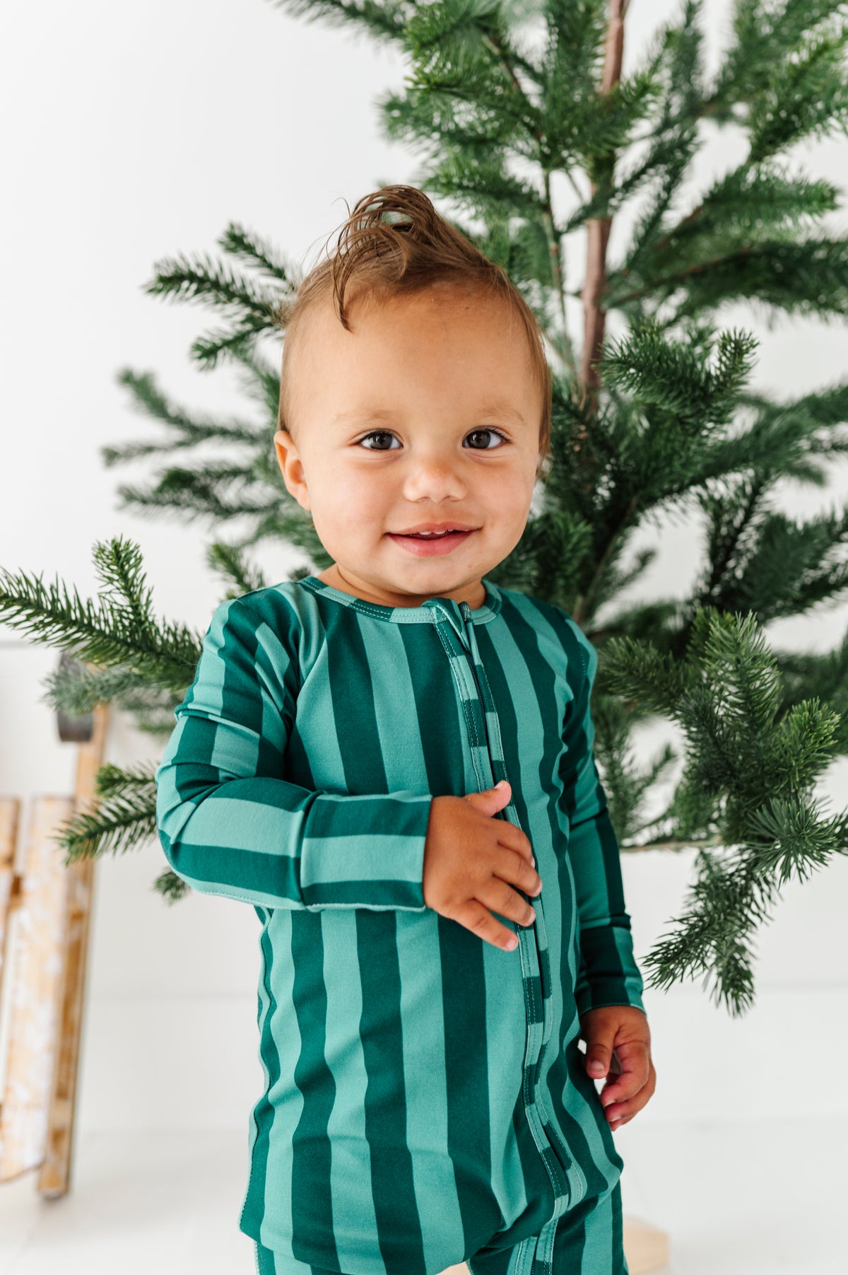 Evergreen Stripes | ONE-Piece ZIP