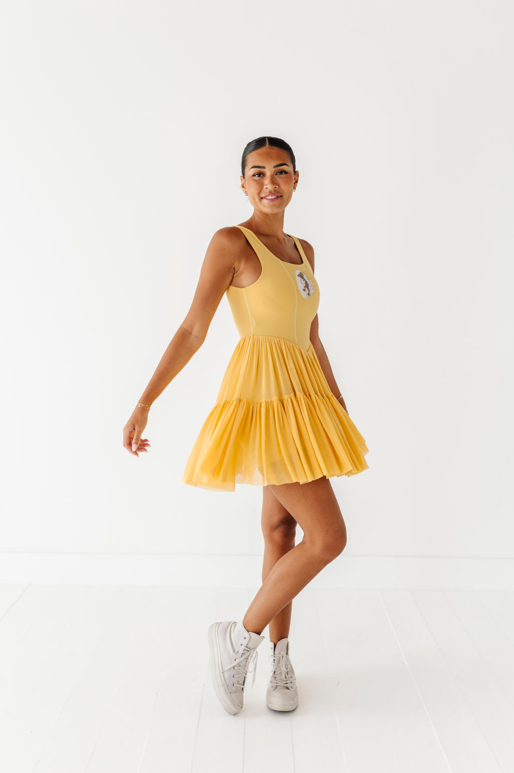 Belle (ADULT) | Buttercrem Mesh DRESS