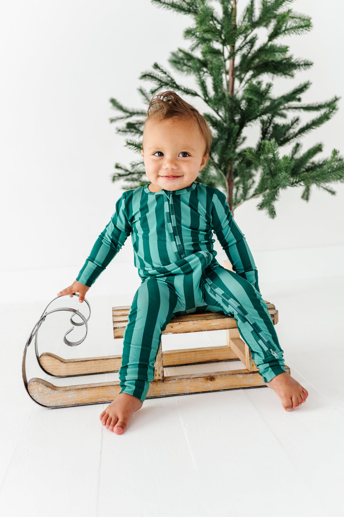 Evergreen Stripes | ONE-Piece ZIP