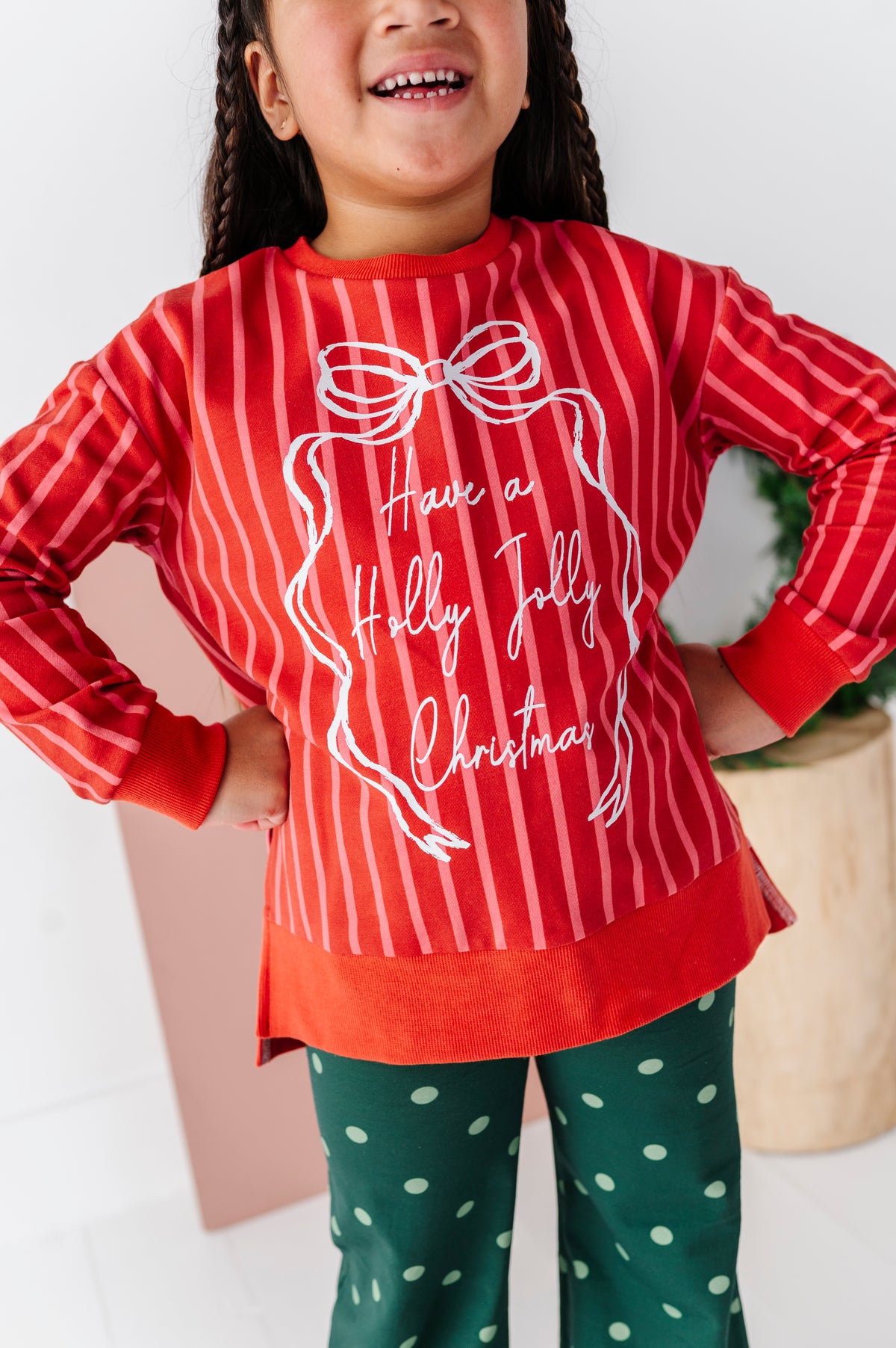 Holly Jolly | Side Split Sweatshirt
